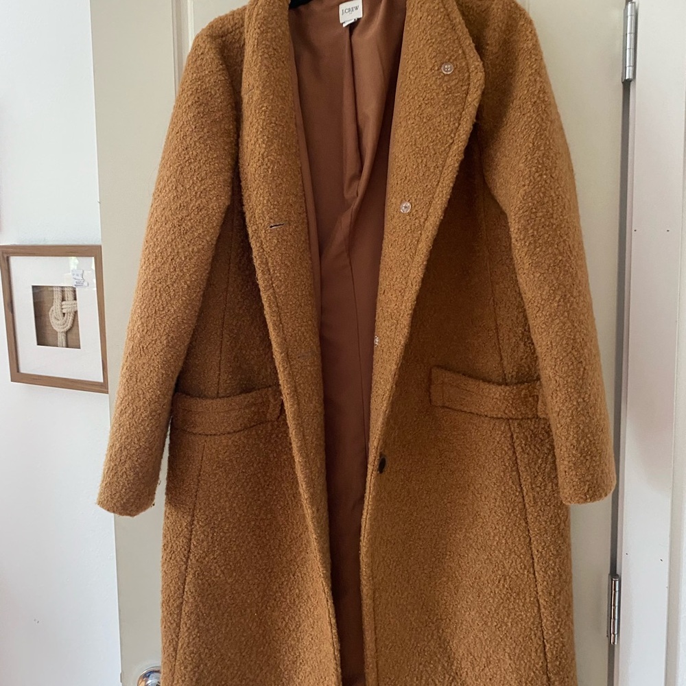 J. Crew Tan Teddy Jacket